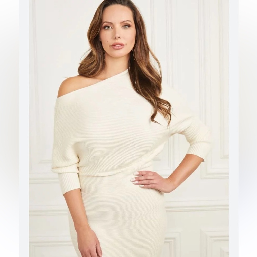 Marciano White Sweater Dress - Size XS